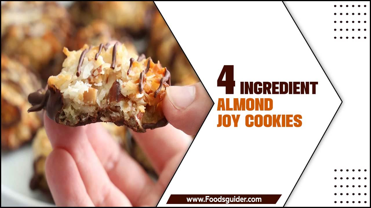4 Ingredient Almond Joy Cookies