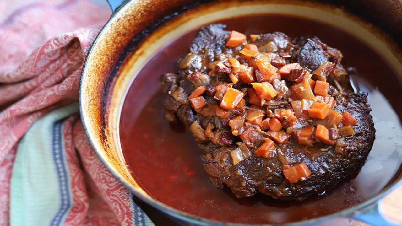 A Traditional Recipe For Pot Roast In Spanish Style