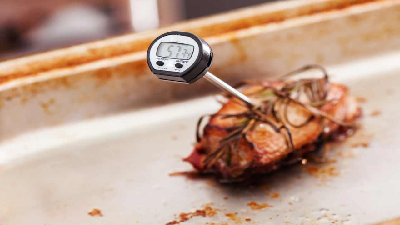 Check For Doneness Using A Meat Thermometer