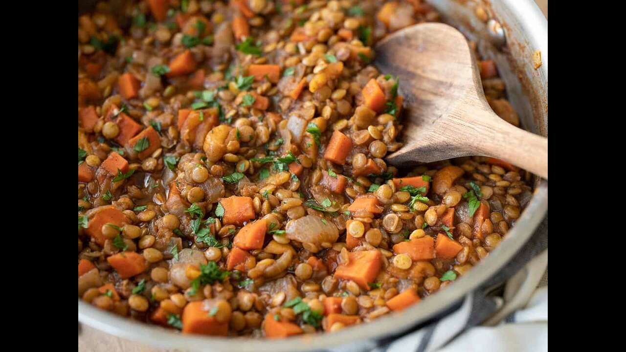 Cooking The Lentils And Beans