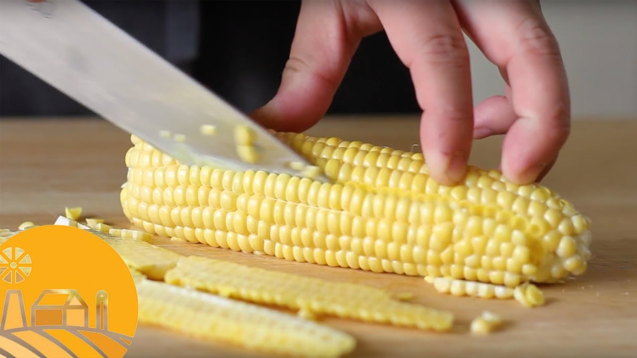 Cutting Corn Off The Cob