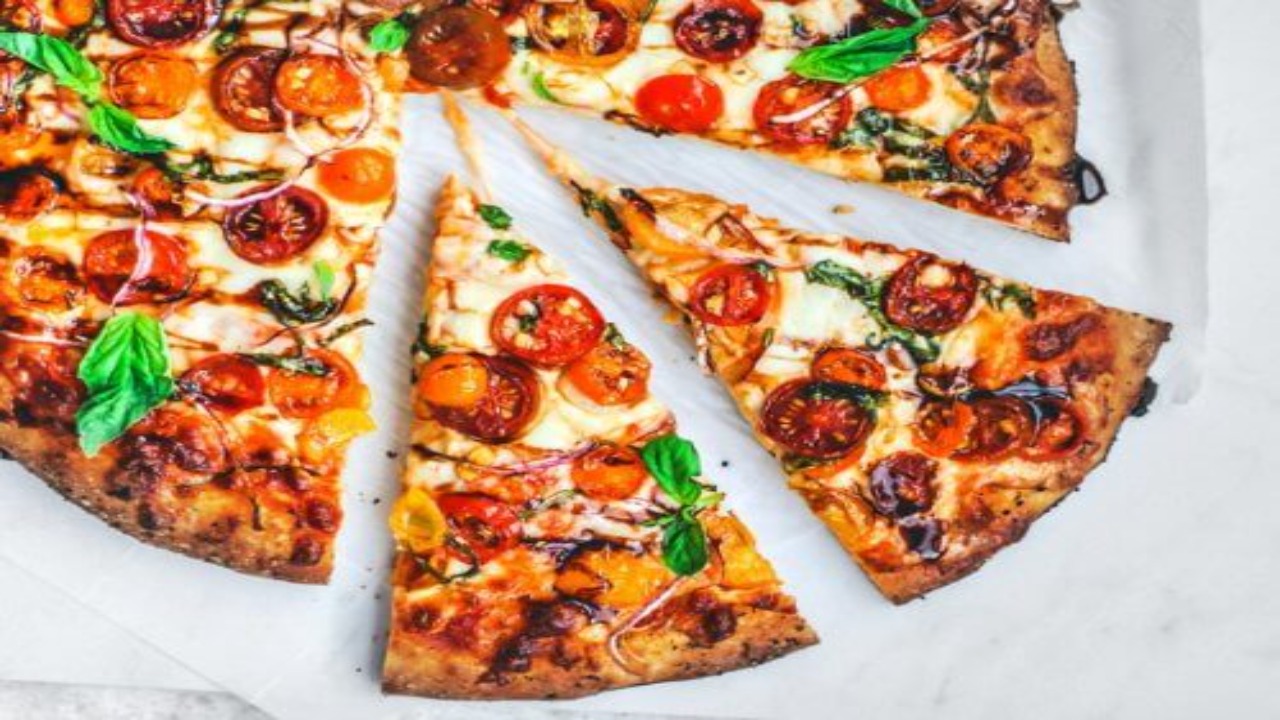 Gather The Ingredients For Bruschetta Pizza