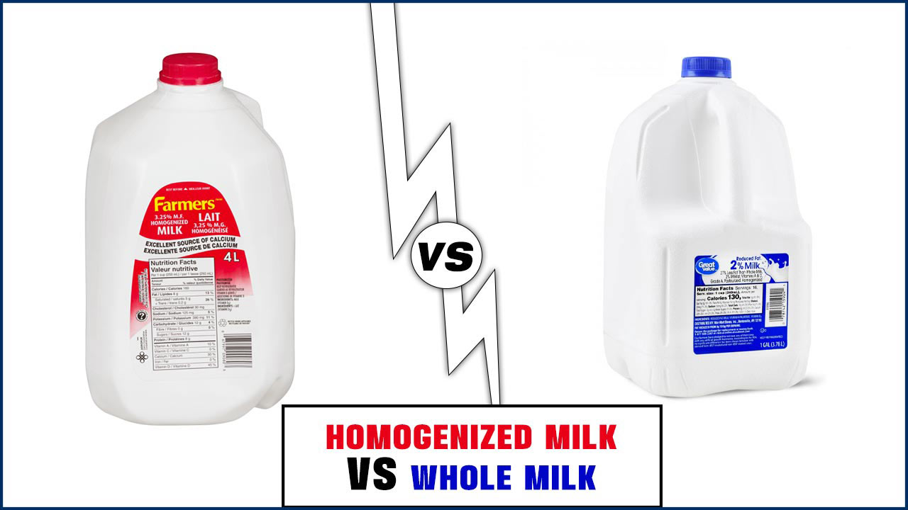 Homogenized Milk Vs Whole Milk