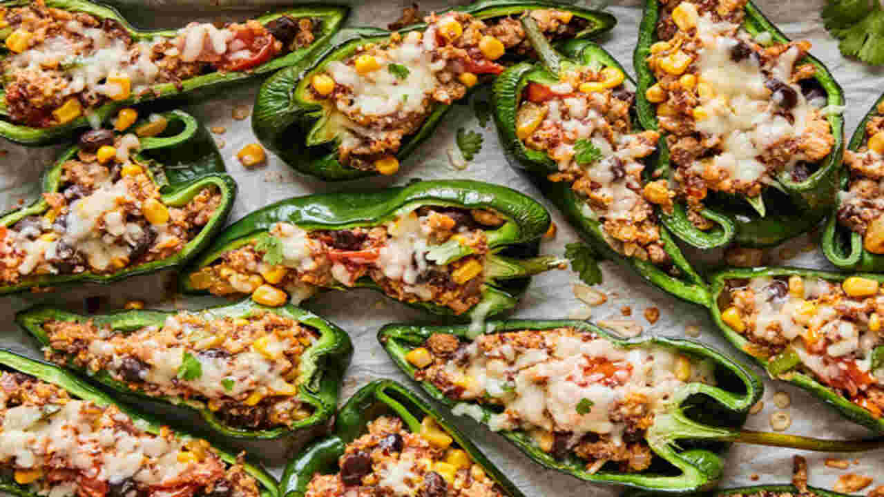 How To Make Chicken Stuffed Poblano Peppers