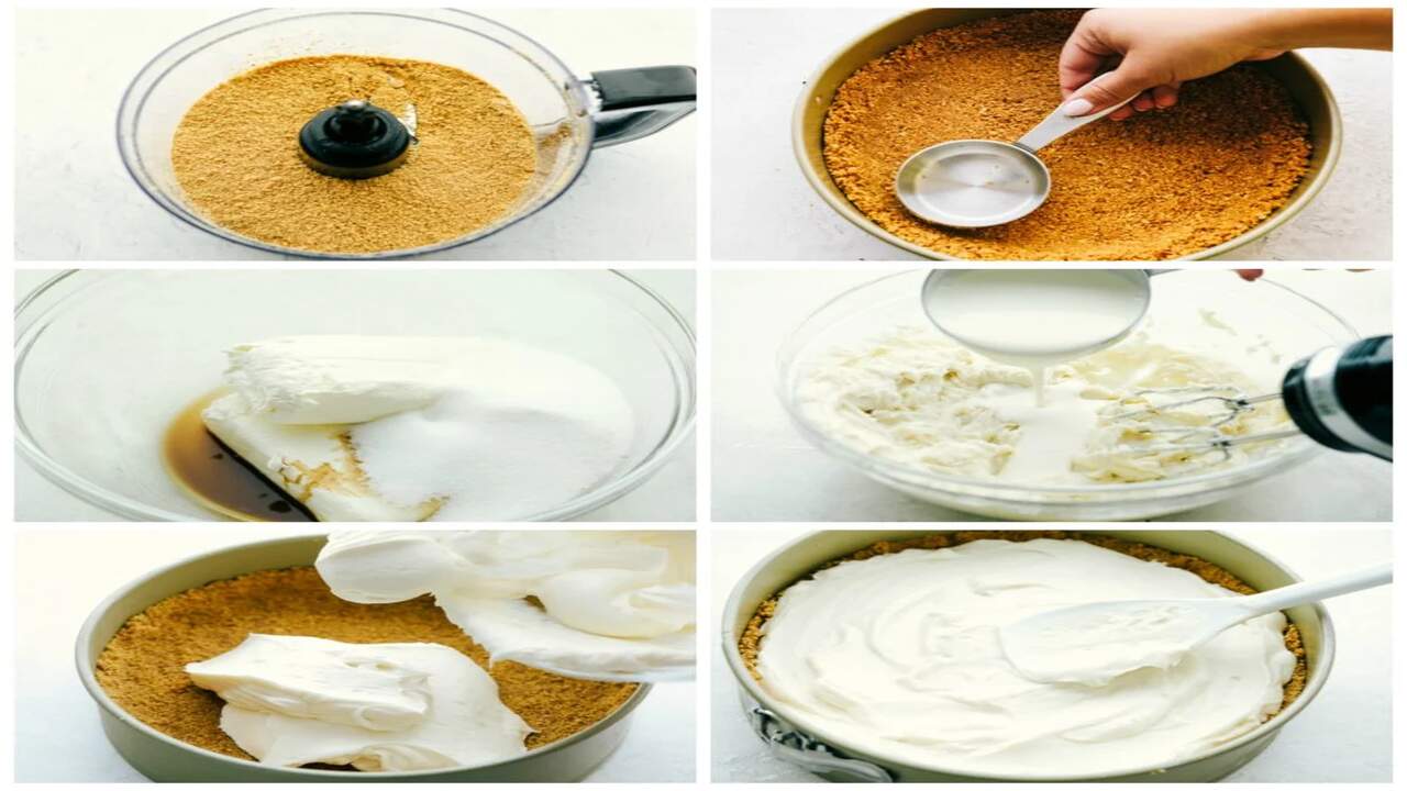 Making The Cheesecake Filling