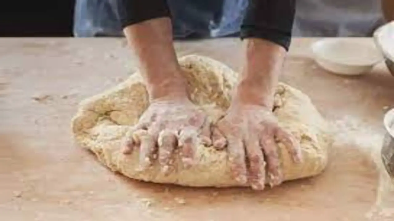 Mix And Knead The Paste Into A Dough