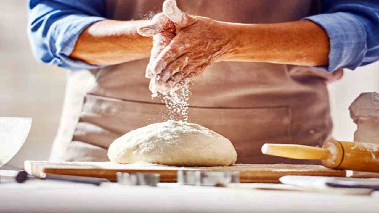 Preparing The Bread