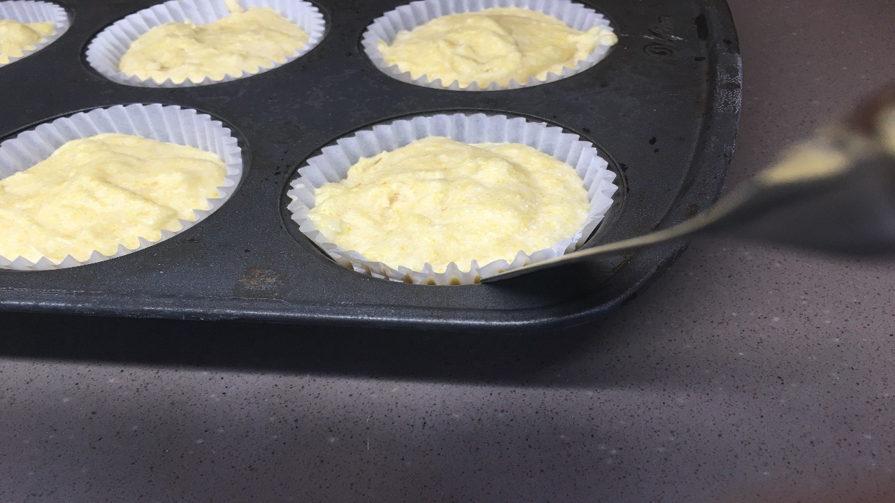 Preparing The Muffin Batter