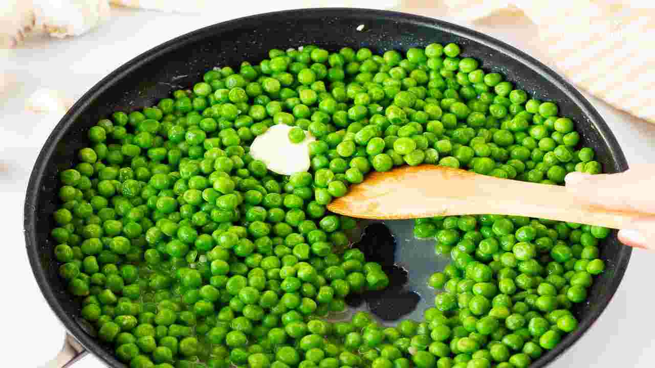 Preparing The Peas