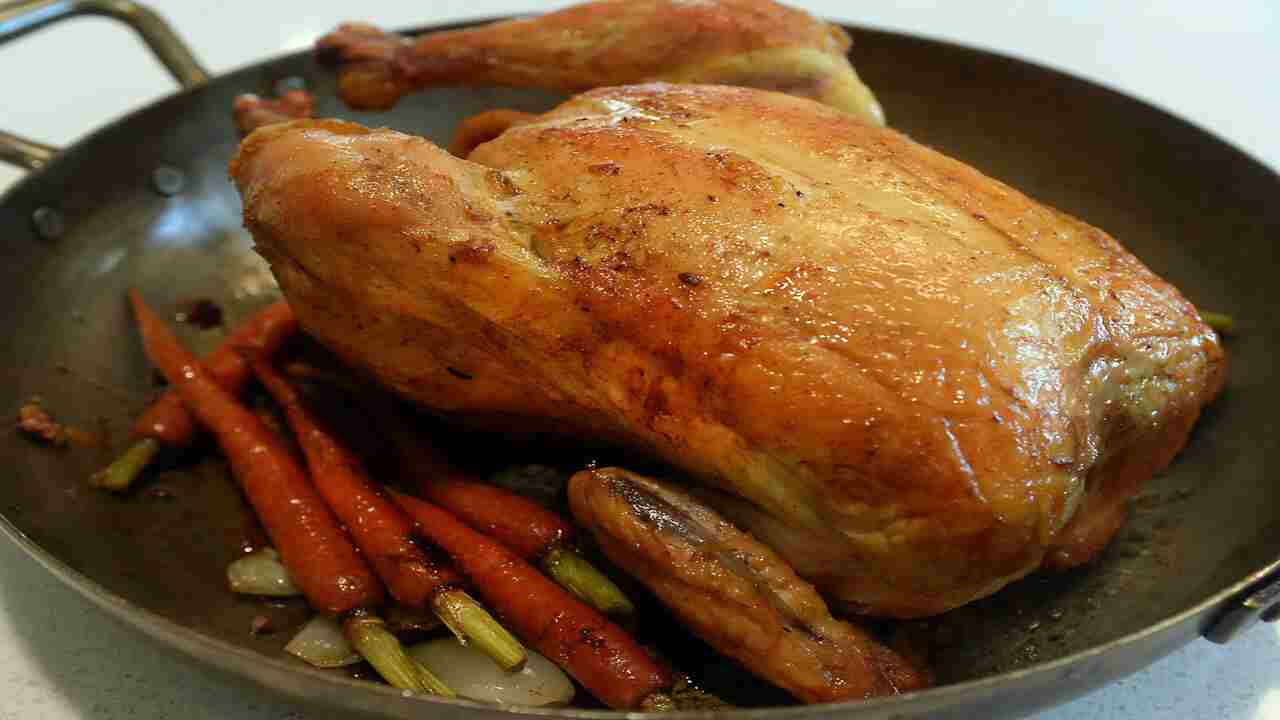 Remove The Chicken From The Pan And Set It Aside