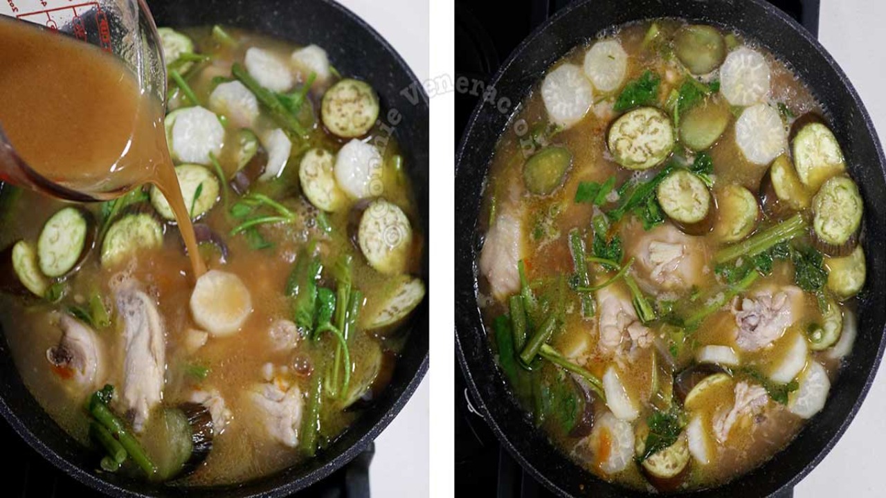 Serving Suggestions For Chicken-Sinigang