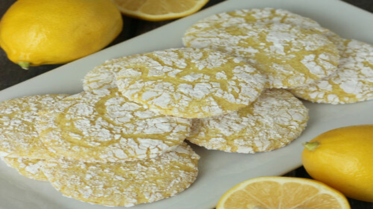 Tangy And Sweet Lemon Snowflake Cookies Recipe