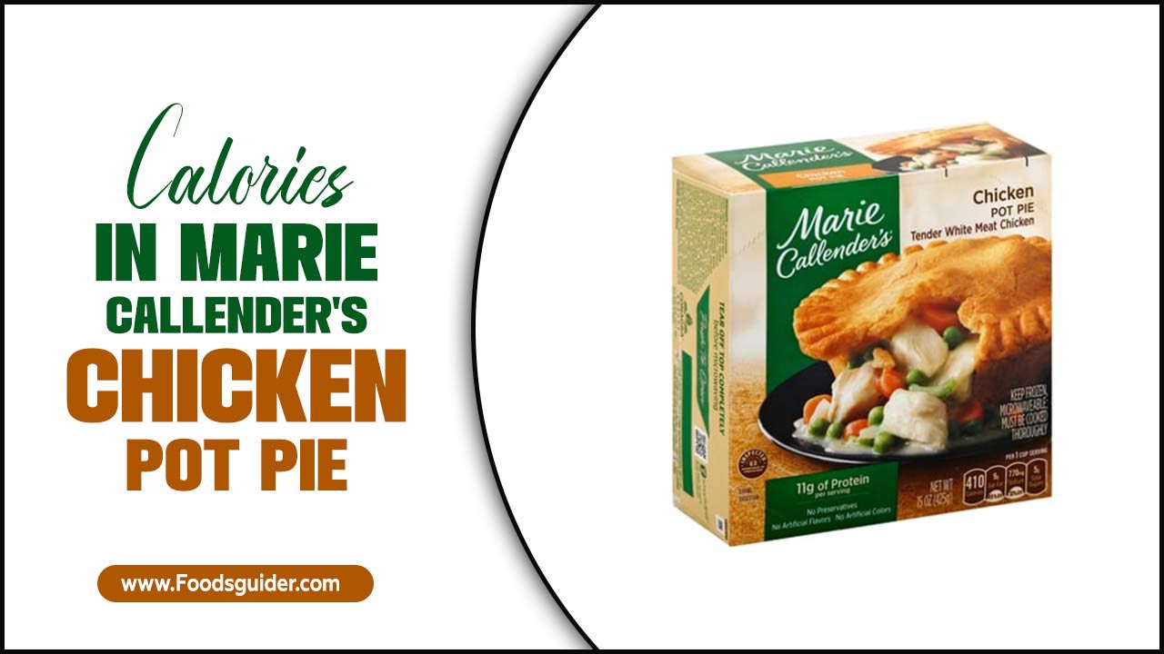 Calories In Marie Callender's Chicken Pot Pie
