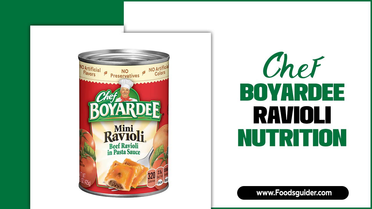 Chef Boyardee Ravioli Nutrition