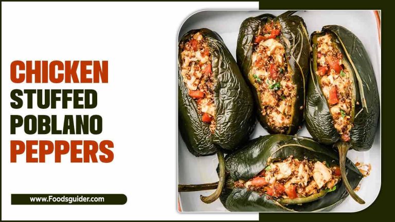 Chicken Stuffed Poblano Peppers