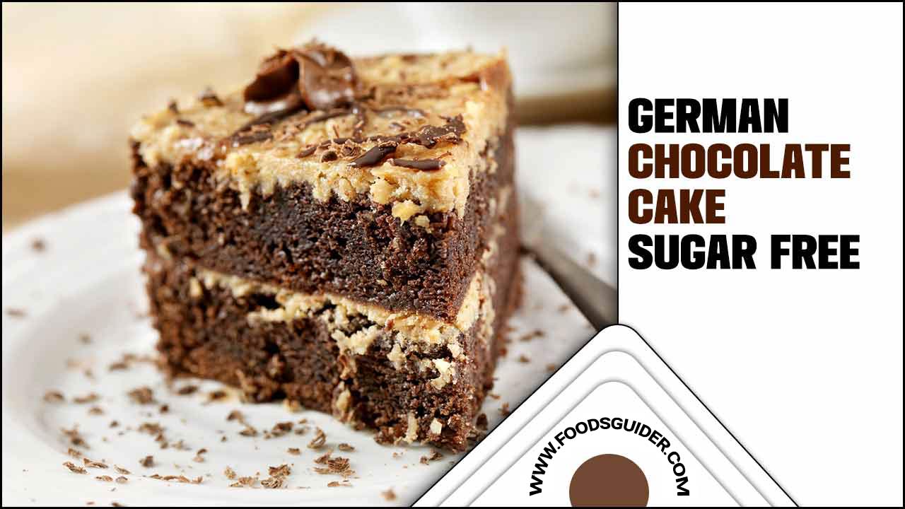 German Chocolate Cake Sugar Free