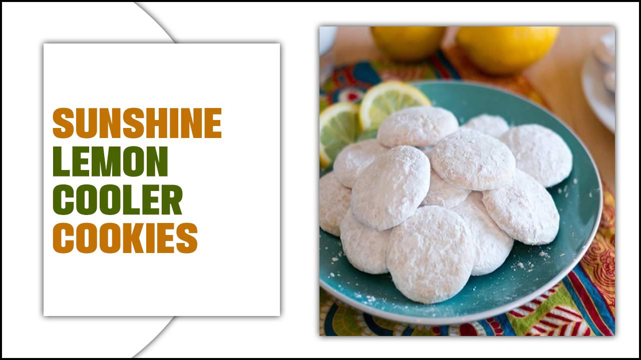 sunshine lemon cooler cookies