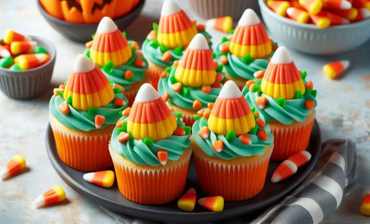 Candy Corn Cupcakes