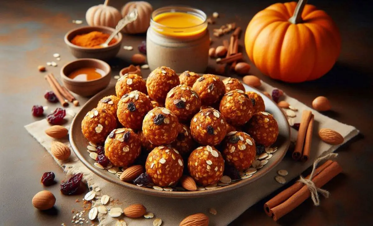 Pumpkin Spice Energy Bites