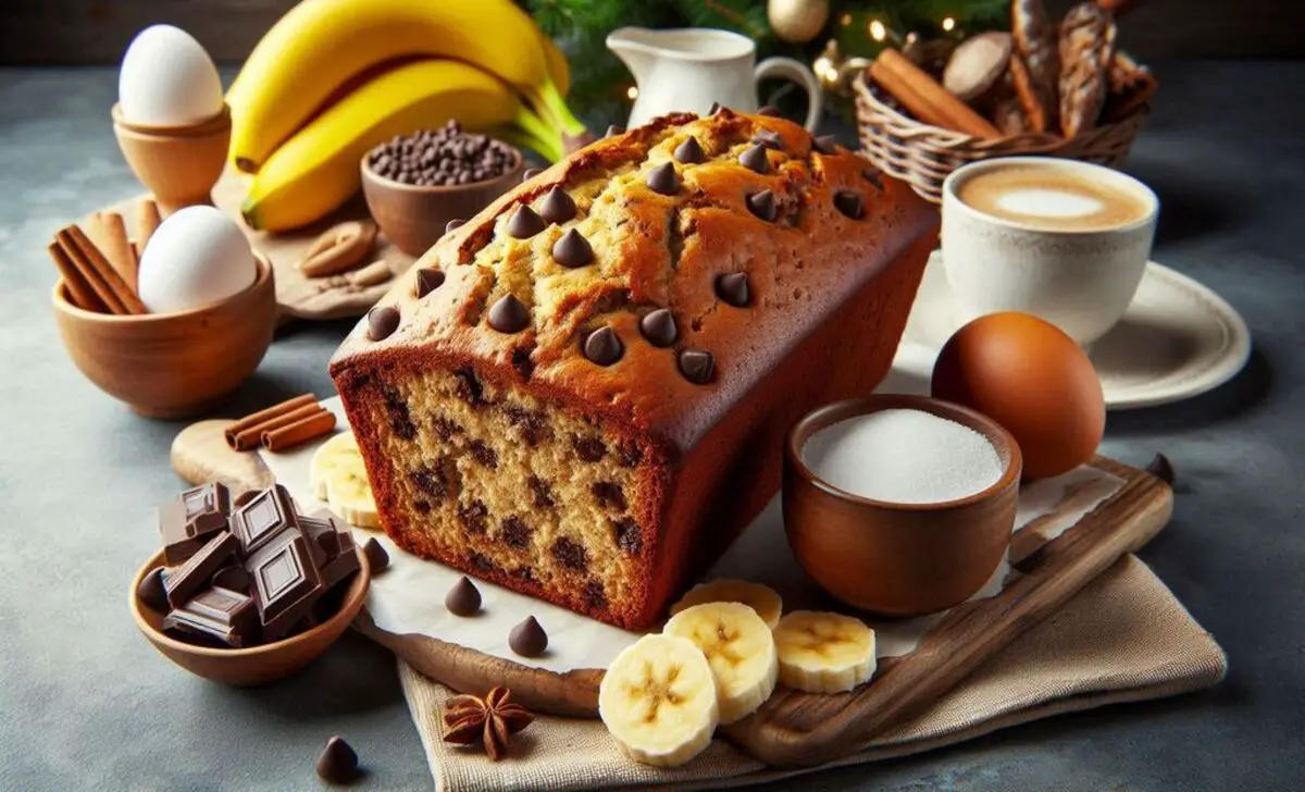 Banana Bread With Chocolate Chips