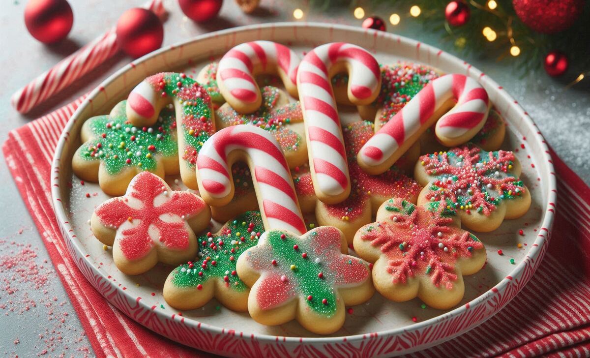 Candy Cane Cookies