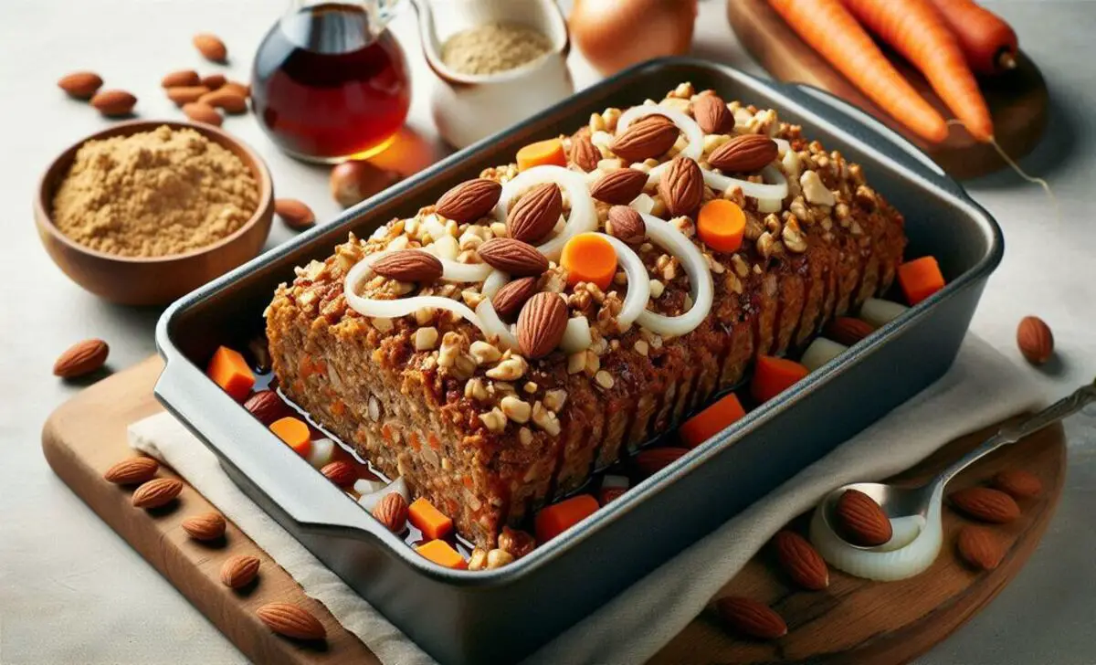 Nut Roast With Maple Syrup Glaze