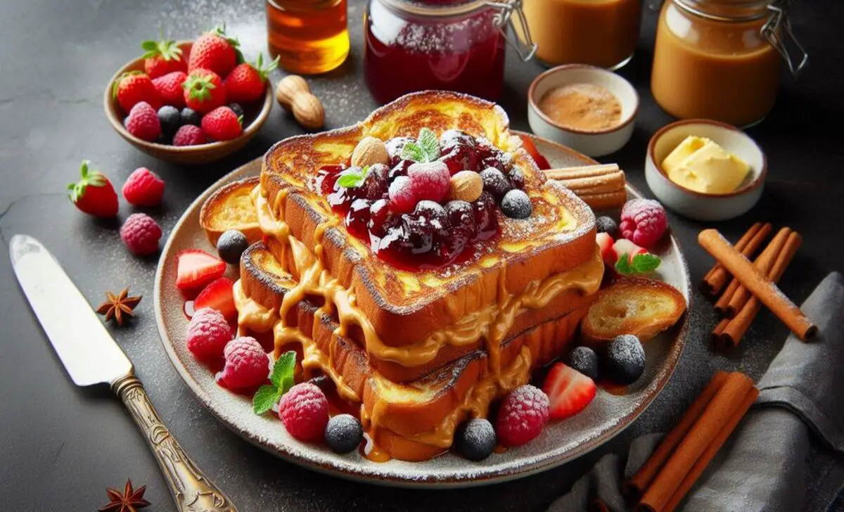 Peanut Butter And Jelly French Toast