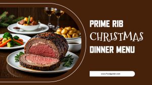 Prime Rib Christmas Dinner Menu