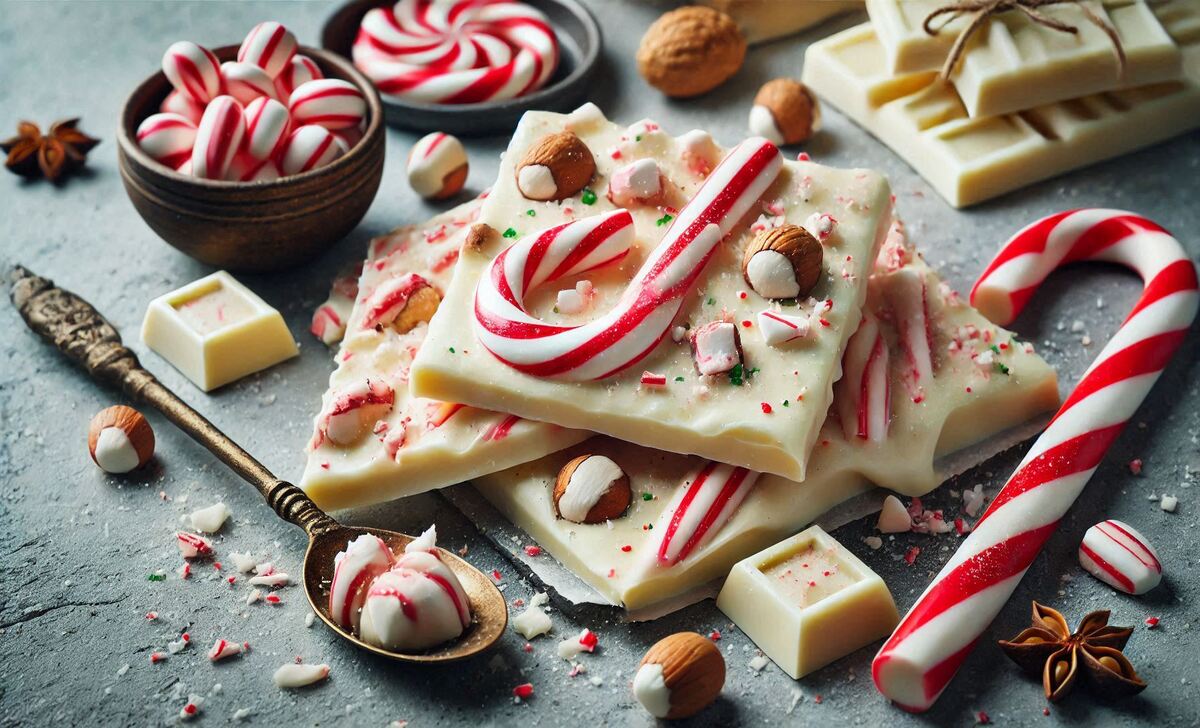 White Chocolate & Candy Cane Bark