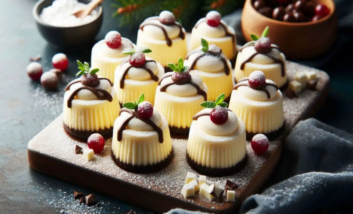 White Chocolate Cheesecake Bites