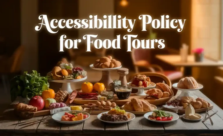 Accessibility Policy For Food Tours