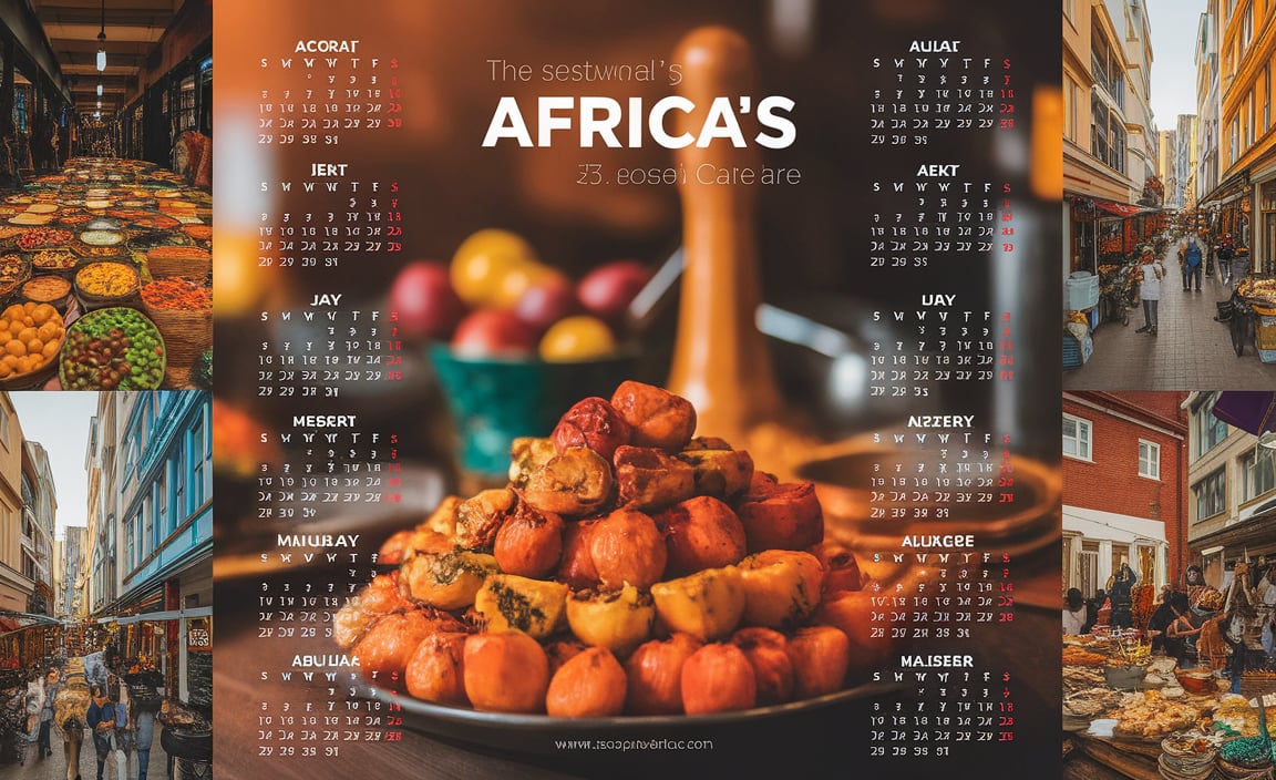 Monthly Breakdown of African Food Festivals