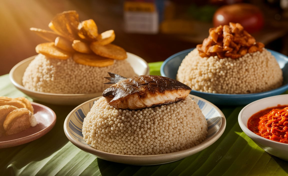 Popular Attiéké Dishes in Abidjan