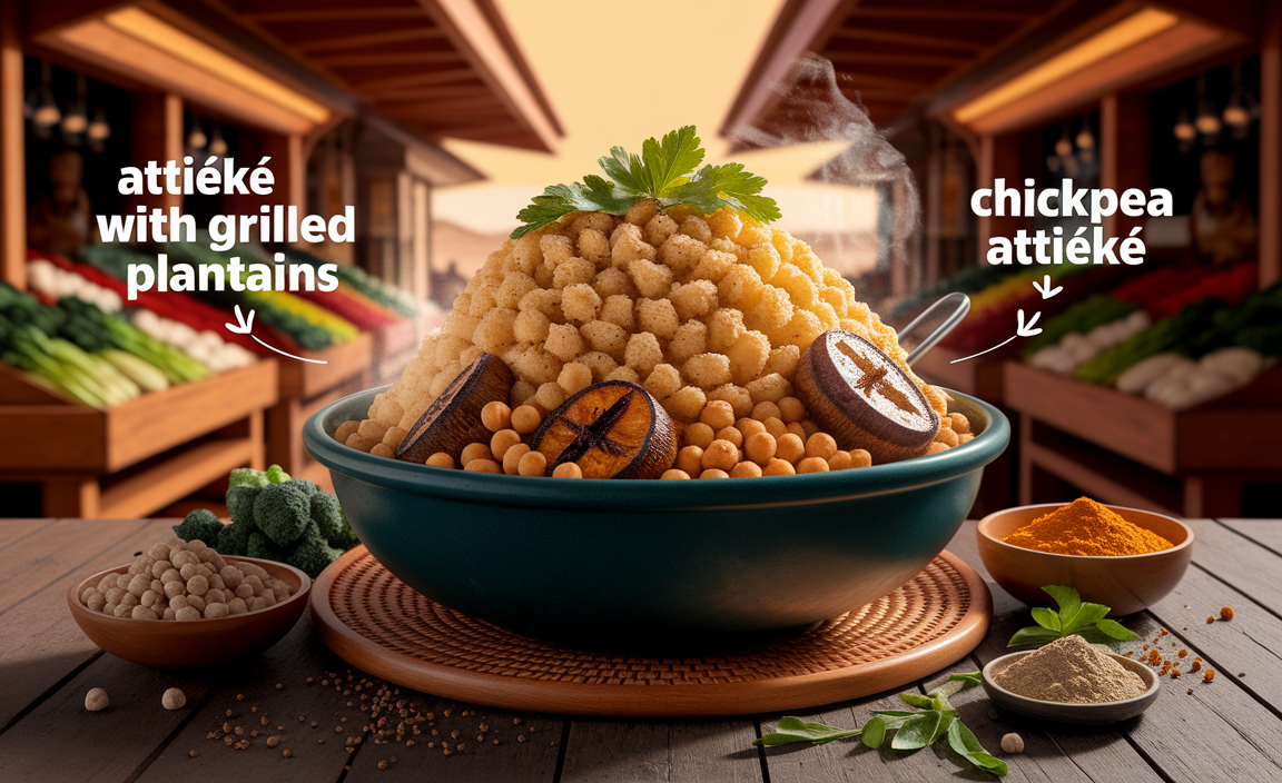 Vegetarian and Vegan Attiéké Options