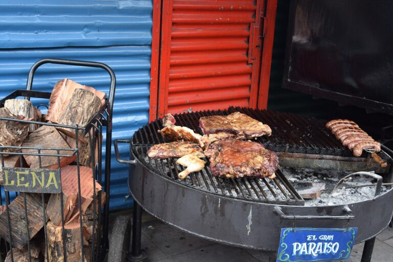 Argentine asado on the grill