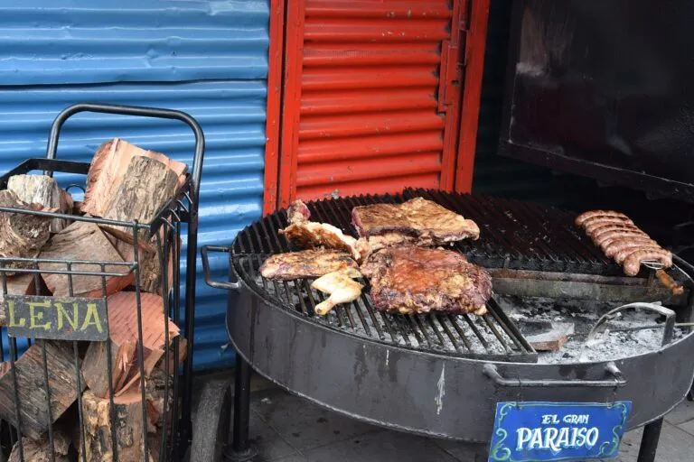 Argentine asado on the grill