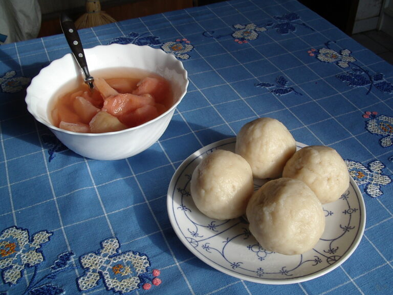 Austrian Knödel dumplings