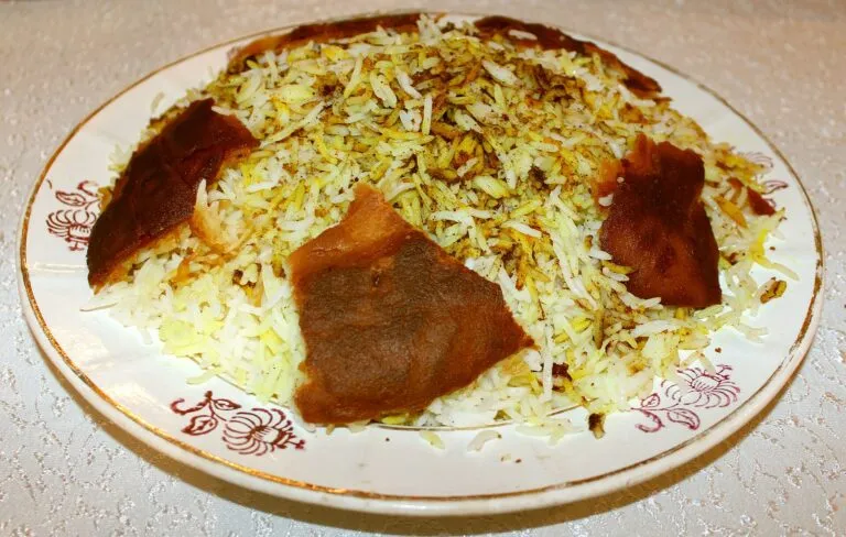 Azerbaijani plov in Baku