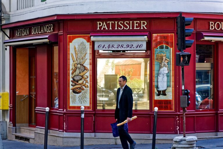 Baguettes in a Paris boulangerie