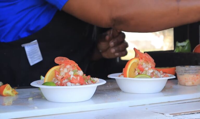Bahamian conch salad