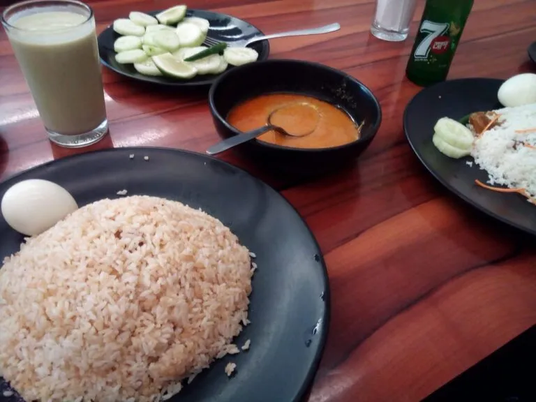 Kacchi biryani with potato