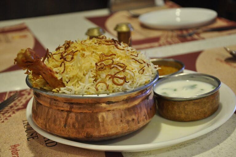 Kacchi biryani in Dhaka