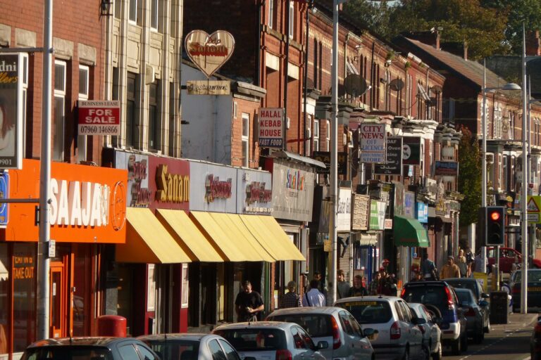 Curry Mile in Manchester