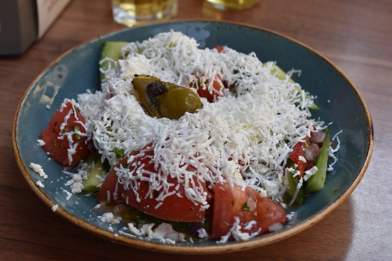 Bulgarian shopska salad