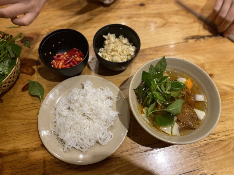 Bún chả in Hanoi