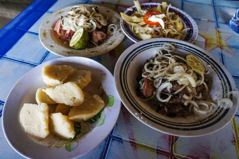 Grilled food in Burundi
