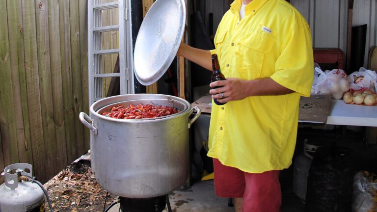 Louisiana crawfish boil