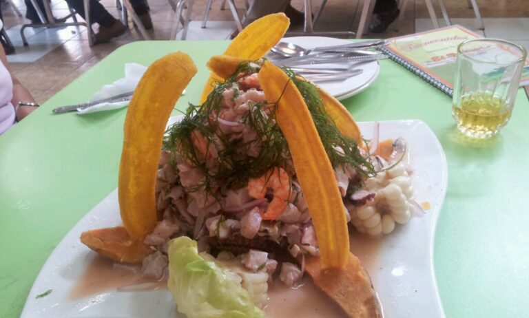Peruvian ceviche in Lima