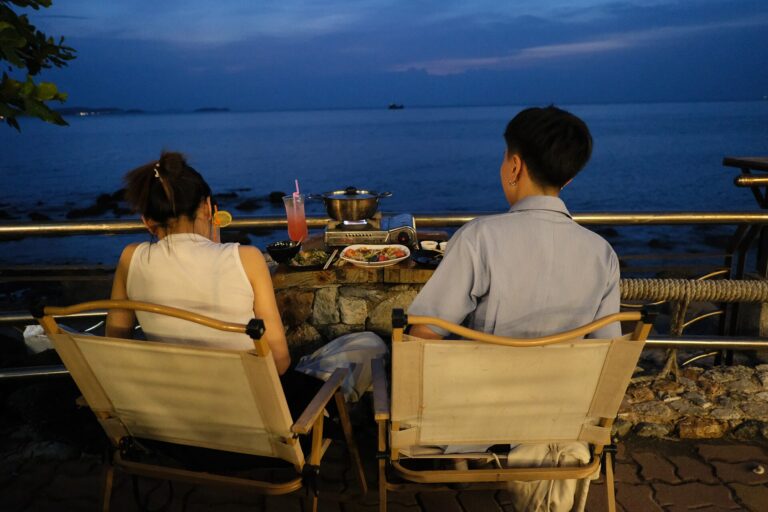 Dinner for two while travelling