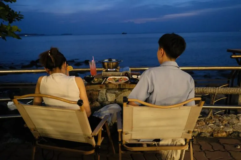 Dinner for two while travelling